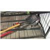 Image 2 : SHELF OF SHOVELS, ADZE & CLAMP