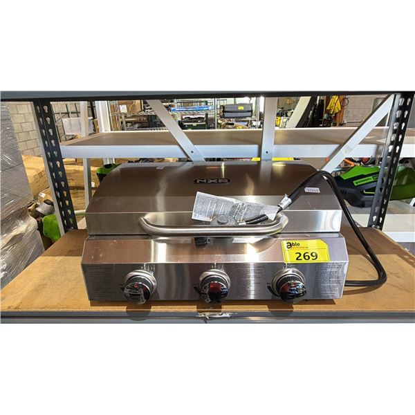 NXR STAINLESS STEEL TABLE TOP PROPANE BBQ - *WORKING CONDITION UNKNOWN/MAY BE MISSING PARTS