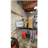 Image 1 : 3-TIER ROLLING METAL RACK *CONTENTS NOT INCLUDED*