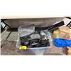 Image 1 : TOTE OF ASSORTED MONITOR MOUNTS & KEYBOARD TRAYS