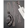 Image 2 : 10k(3.35g), NATURAL DIAMOND (0.25ct) NECKLACE 18", SUGGESTED RETAIL VALUE  $3000