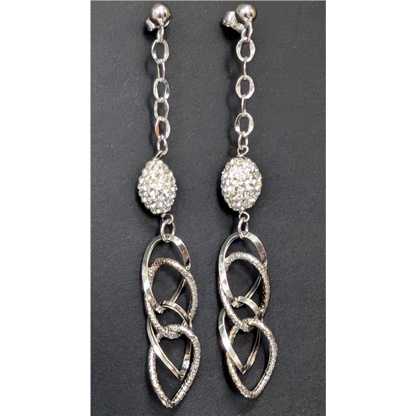 10K(3.6G), CZ EARRINGS, SUGGESTED RETAIL VALUE $2000