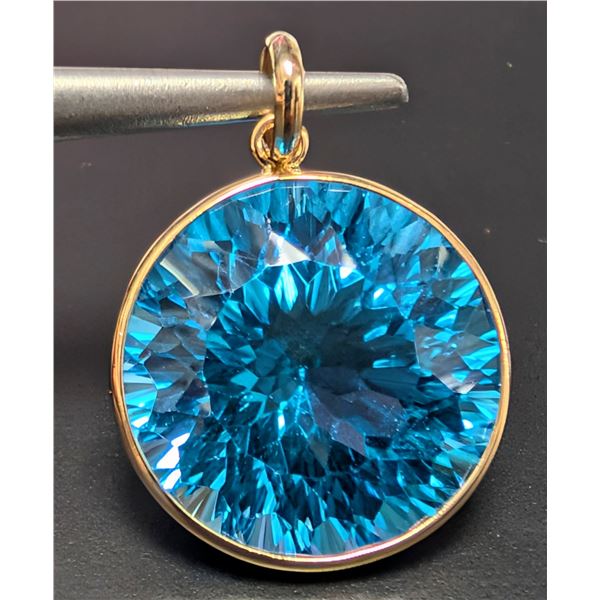 10K(2.68G), B.TOPAZ (12.5CT) PENDANT, SUGGESTED RETAIL VALUE $1400