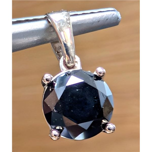 10K(0.69G), BLACK DIAMOND (1CT) PENDANT, APPRAISED INSURANCE VALUE $1200
