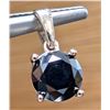 Image 1 : 10K(0.69G), BLACK DIAMOND (1CT) PENDANT, APPRAISED INSURANCE VALUE $1200