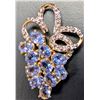 Image 1 : SILVER(3.05G),  TANZANITE (3.65CT) PENDANT, SUGGESTED RETAIL VALUE $300