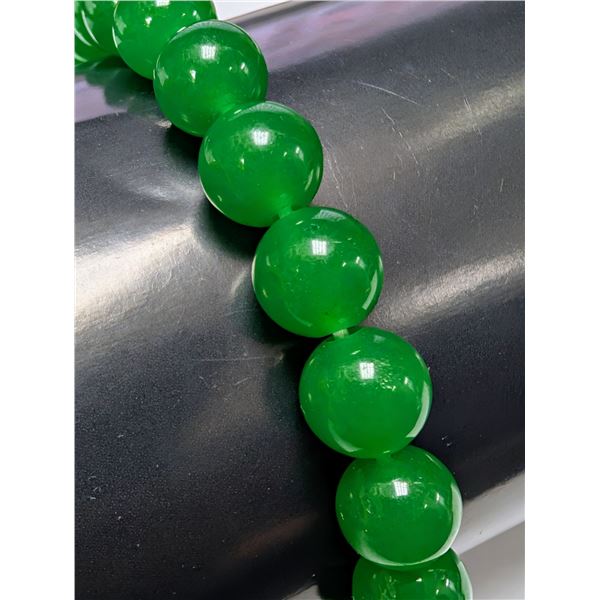 GREEN JADE BRACELET FLEXIBLE