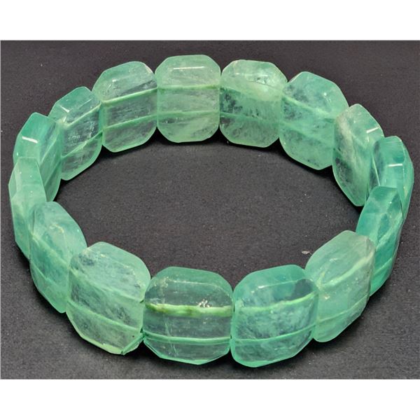 GREEN AVENTURINE BRACELET FLEXIBLE