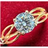 Image 1 : 10K(1.45G), LAB DIAMOND (0.55CT)RING, SIZE 5, APPRAISED INSURANCE VALUE $2500