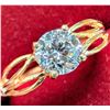 Image 3 : 10K(1.45G), LAB DIAMOND (0.55CT)RING, SIZE 5, APPRAISED INSURANCE VALUE $2500