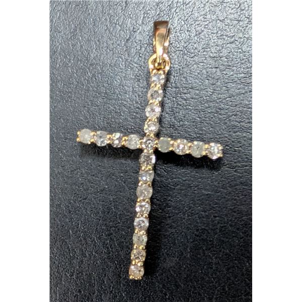 14K(0.77G), NATURAL DIAMOND (0.18CT) PENDANT, SUGGESTED RETAIL VALUE $1600