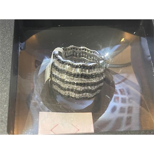 SILVER(8.91G), CZ RING, SUGGESTED RETAIL VALUE $250
