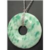 Image 1 : HAND CARVED JADE NECKLACE 16-22", SUGGESTED RETAIL VALUE $240