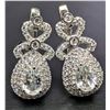 Image 1 : SILVER(5.01G), CZ EARRING