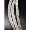 Image 2 : SILVER(5.2G), RHODIUM PLATED ITALIAN CHAIN17"