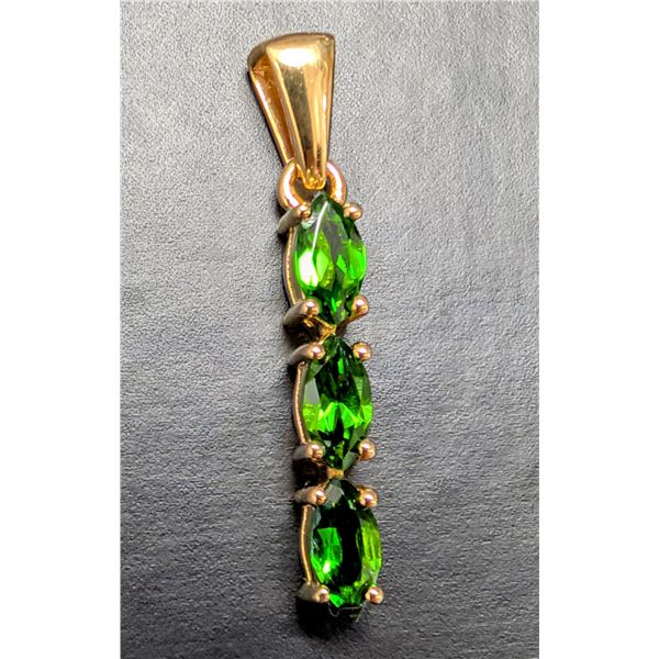 SILVER(1.3G) TOURMALINE PENDANT
