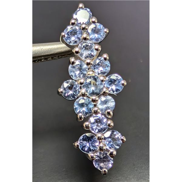 SILVER(1.35G), TANZANITE (1.55CT) PENDANT
