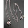 Image 2 : SILVER(1.15G), DIAMOND (0.01CT) NECKLACE 15", SUGGESTED RETAIL VALUE $650