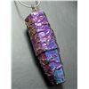 Image 1 : SILVER(APP 13G), RAINBOW TITANIUM AURA QUARTZ NECKLACE 18", SUGGESTED RETAIL VALUE $200