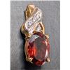 Image 1 : SILVER(0.81G), GARNET (1CT) PENDANT