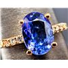 Image 4 : 10K(1.86G), TANZANITE (1CT), DIAMOND (0.06CT)RING, SIZE 5.5, APPRAISED INSURANCE VALUE $1500