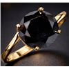 Image 1 : 10K(1.46G), BLACK DIAMOND (1.7CT)RING, SIZE 6.25, APPRAISED INSURANCE VALUE $1500