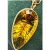 Image 1 : 10K(2.54G), CITRINE LASER CUT (12CT) PENDANT, APPRAISED INSURANCE VALUE $640