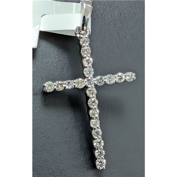 14K(0.77G), NATURAL DIAMOND (0.18CT) PENDANT, SUGGESTED RETAIL VALUE $975