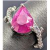 Image 1 : SILVER(2.84G), GENUINE RUBY (1.5CT) RING, SUGGESTED RETAIL VALUE $280