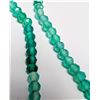 Image 2 : GENUINE GREEN ONYX BEADS WITH SILVER CLASP NECKLACE 16", SUGGESTED RETAIL VALUE $200