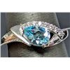 Image 1 : SILVER(2.75G), BLUE TOPAZ (APP 1CT) RING, SUGGESTED RETAIL VALUE $200