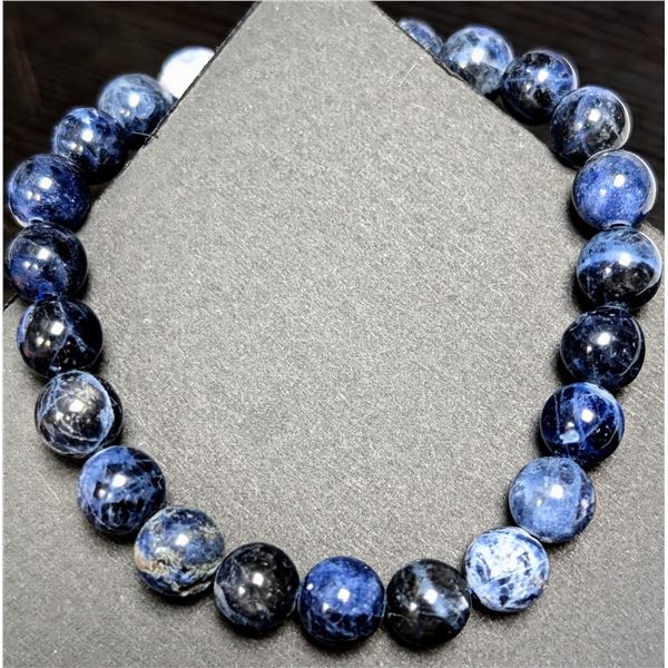 NATURAL BLUE SODALITE BRACELET FLEXIBLE
