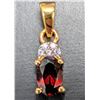 Image 1 : SILVER GENUINE GARNET (APP 0.5CT) PENDANT