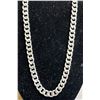 Image 1 : *NEW* PLATINUM PLATED 12MM CUBAN LINK NECKLACE - 23.5" LONG