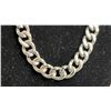 Image 2 : *NEW* PLATINUM PLATED 12MM CUBAN LINK NECKLACE - 23.5" LONG