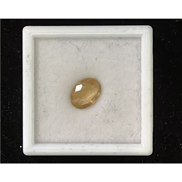 *NEW* 3.5 CT OVAL CUT NATURAL IMPERIAL TOPAZ - UNTREATED (8MM X 11MM)
