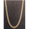 Image 1 : *NEW* 14K GOLD PLATED 7.5MM CUBAN LINK NECKLACE: 18" LONG