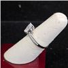 Image 2 : *NEW* .925 SILVER 1.5 CT HEART CUT SIMULATED DIAMOND (CZ) CHANNEL RING: SIZE 7