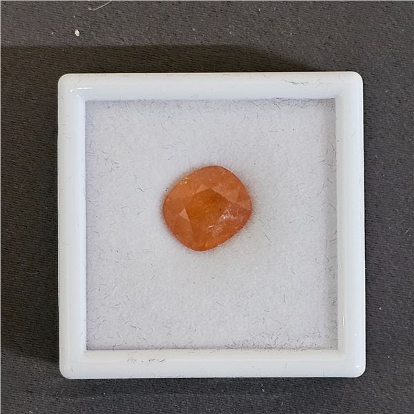*NEW* 8.4CT CUSHION CUT NATURAL YELLOW SAPPHIRE; UNTREATED (10.1MM X 11.6MM)