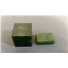 Image 4 : METAL TIE CLIP ENGRAVED WITH "60TH" AND ASSORTED JADEITE JEWELRY AND STONES