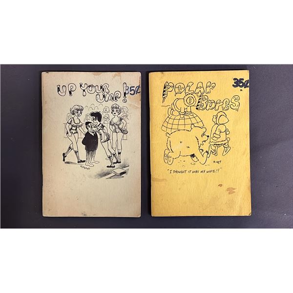 (2) VINTAGE ADULT COMIC BOOKS