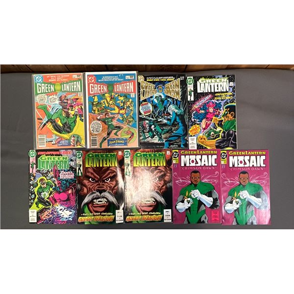 (9) ASSORTED VINTAGE DC "GREEN LANTERN" COMIC BOOKS: SOME DUPLICATES