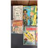 Image 2 : (11) ASSORTED VINTAGE COMICS & BOOKS: BUCKSKINS COOKERY, PUNCH IMLACH'S HOCKEY TIPS, GHOSTLY TALES