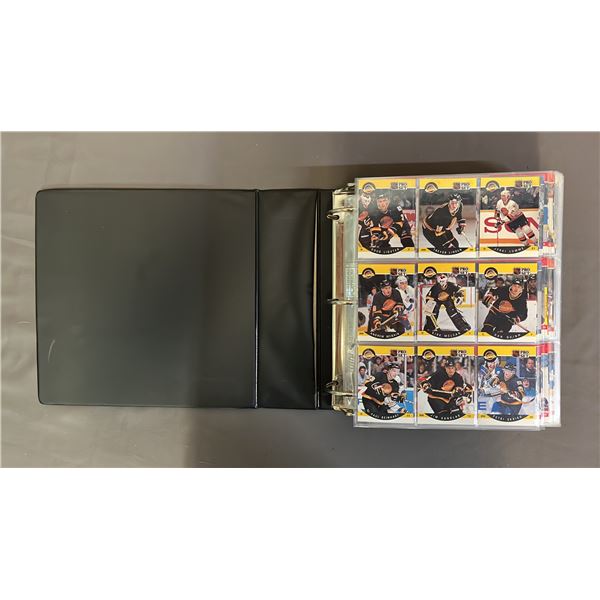 BINDER OF ASSORTED HOCKEY TRADING CARDS