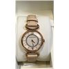 Image 1 : *NEW IN BOX WITH TAG* ANNE KLEIN LADIES CRYSTAL-ACCENTED DIAL ANALOGUE WATCH WITH LEATHER BAND