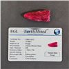 Image 2 : 52 CT ROUGH NATURAL RUBY WITH EGL CERTIFICATE: 42MM X 18MM X 13MM