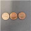Image 2 : 3 BAGS OF ASSORTED US PENNIES