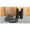 Image 1 : VINTAGE LEITZ WETZLAR 7X42B 140M/1000M BINOCULARS WITH LEATHER CASE