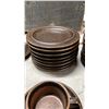 Image 6 : 40+ PIECES OF VINTAGE ARABIA FINLAND "RUSKA" STONEWARE