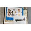 Image 6 : LARGE LEATHER PORTFOLIO & CONTENTS: MOSTLY TRAIN THEMED CALENDARS & PRINTS
